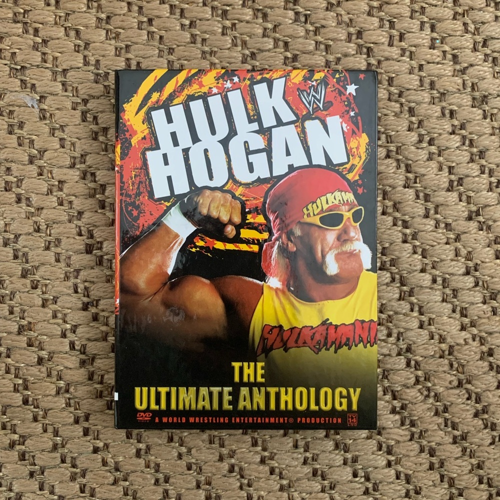 WWE Hulk Hogan The Ultimate Anthology DVD - Red and Yellow